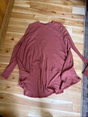 Lululemon Soft Knit Long Sleeve Top in Dusty Rose